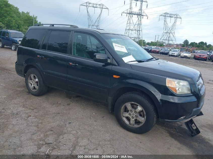 2006 Honda Pilot Ex-L VIN: 2HKYF18726H522181 Lot: 39381805