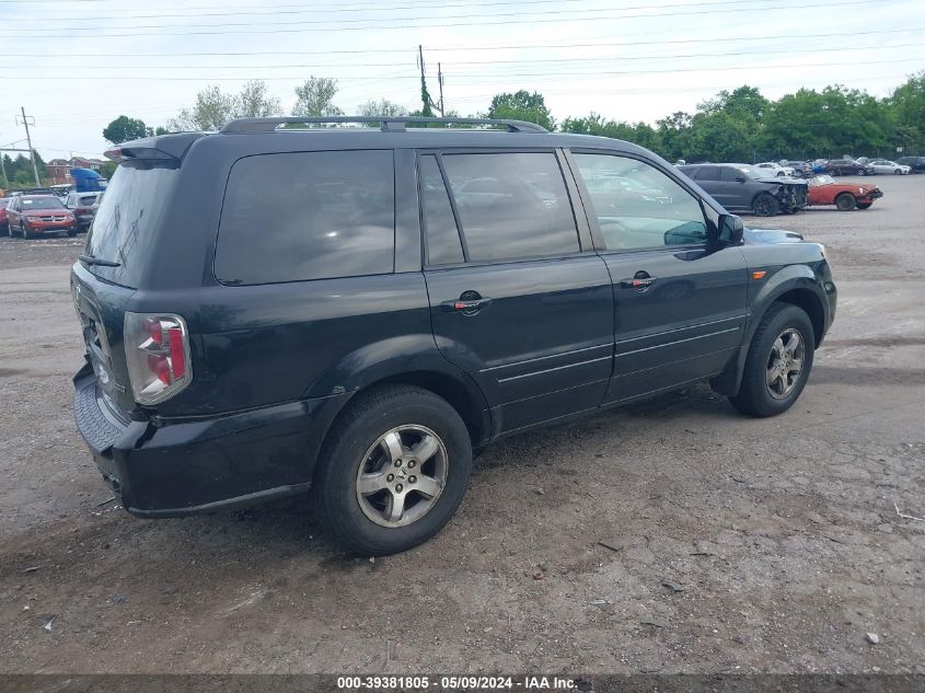 2006 Honda Pilot Ex-L VIN: 2HKYF18726H522181 Lot: 39381805