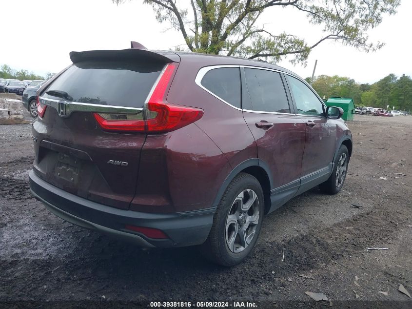 2019 Honda Cr-V Ex-L VIN: 2HKRW2H8XKH669099 Lot: 39381816