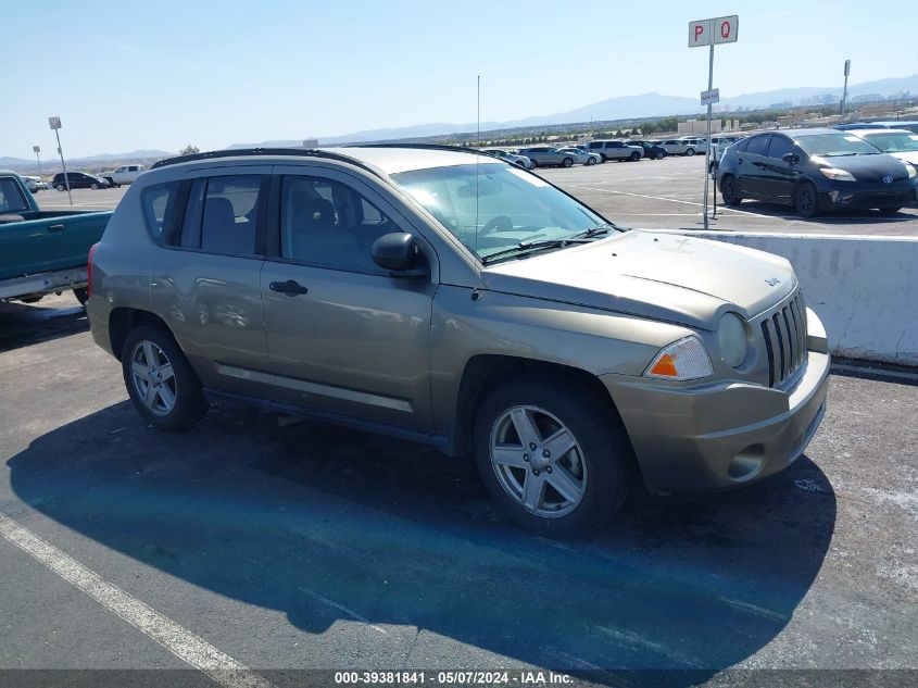 2007 Jeep Compass Sport VIN: 1J8FT47W47D216092 Lot: 39381841