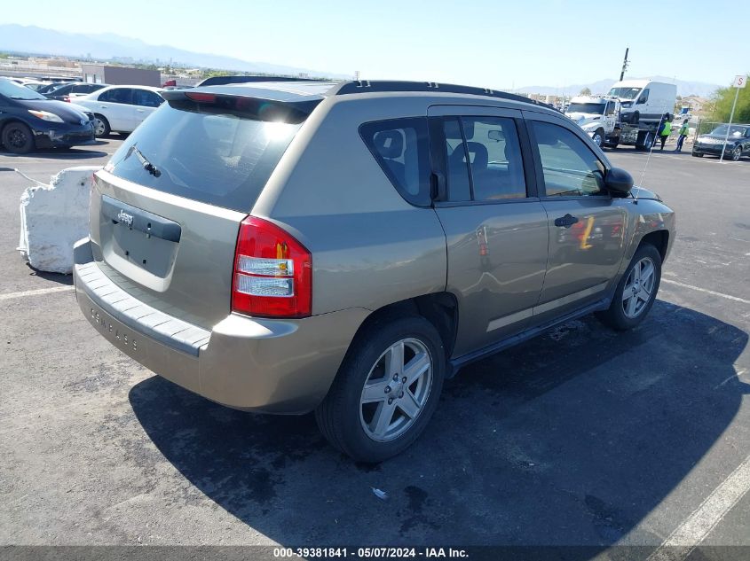 2007 Jeep Compass Sport VIN: 1J8FT47W47D216092 Lot: 39381841