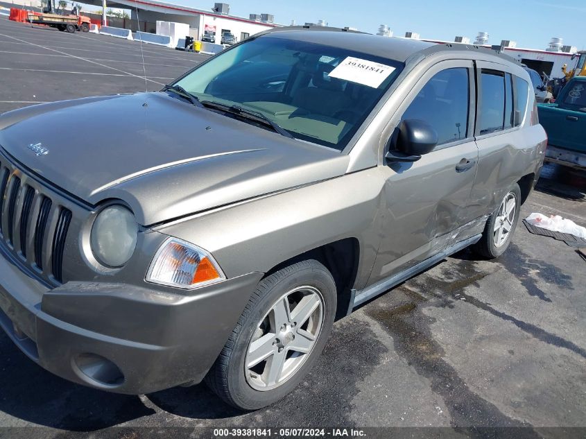 2007 Jeep Compass Sport VIN: 1J8FT47W47D216092 Lot: 39381841