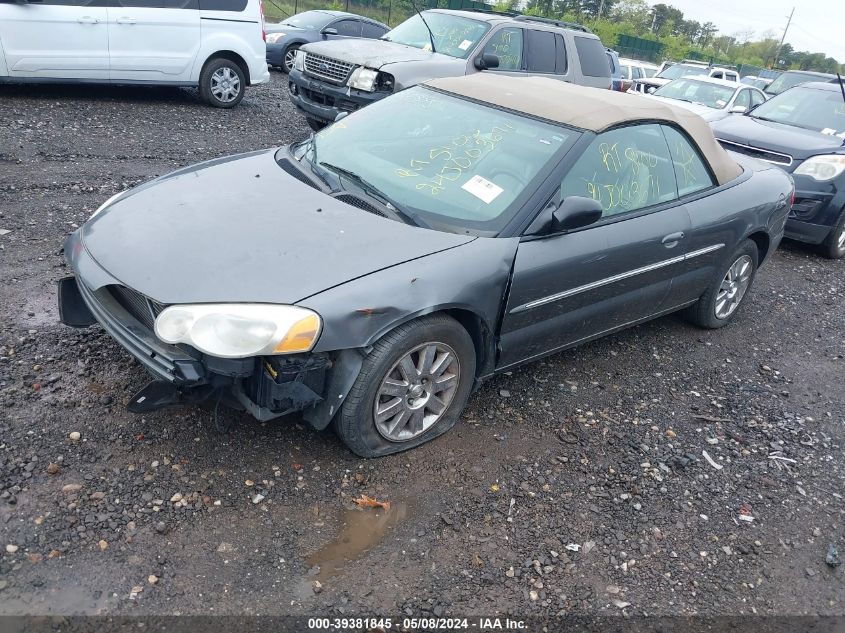 2004 Chrysler Sebring Limited VIN: 1C3EL65R04N260967 Lot: 39381845