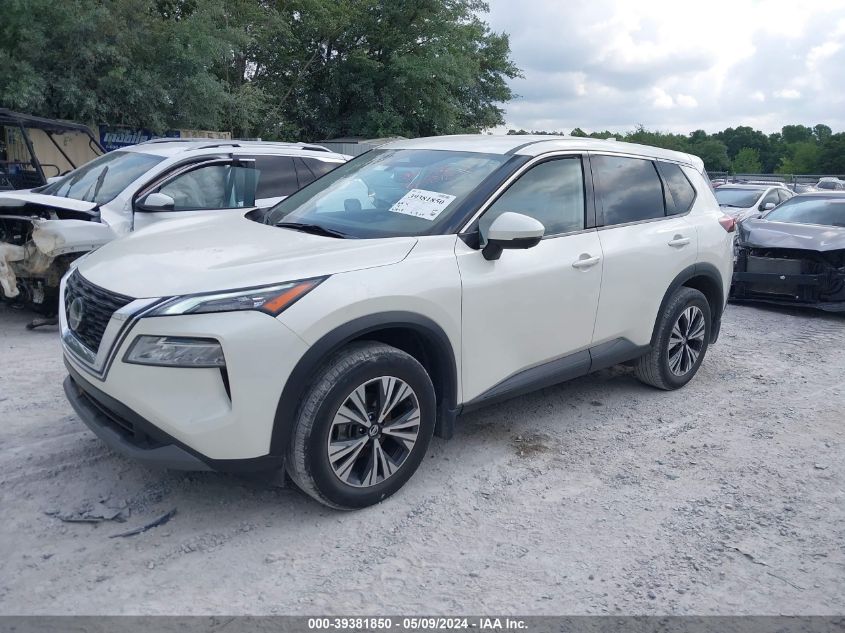 2021 Nissan Rogue Sv Fwd VIN: JN8AT3BA5MW003776 Lot: 39381850