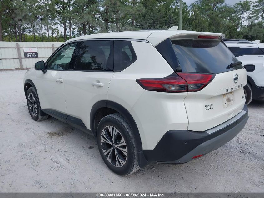 2021 Nissan Rogue Sv Fwd VIN: JN8AT3BA5MW003776 Lot: 39381850