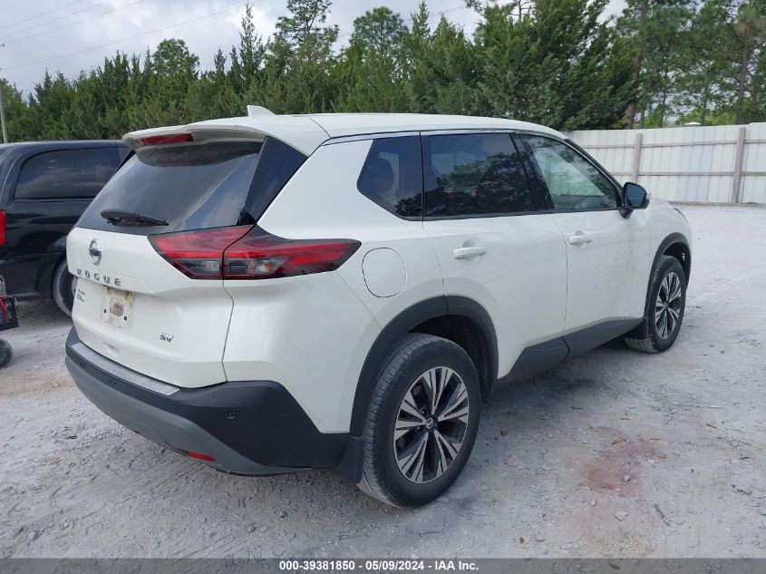 2021 Nissan Rogue Sv Fwd VIN: JN8AT3BA5MW003776 Lot: 39381850