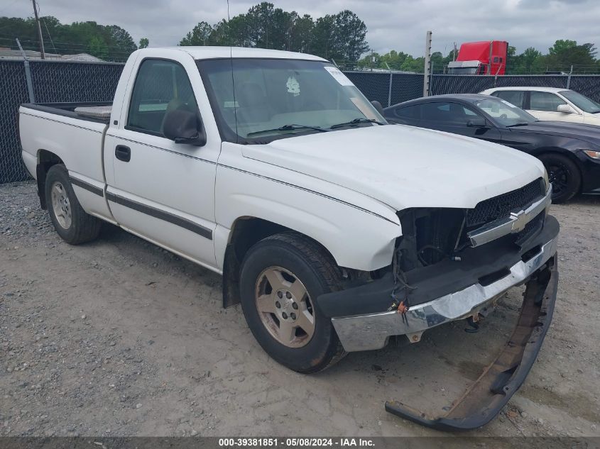 2004 Chevrolet Silverado 1500 Work Truck VIN: 1GCEC14X24Z285991 Lot: 39381851