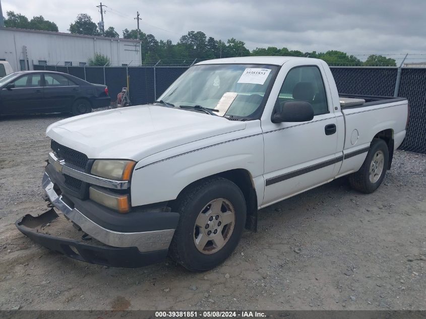 2004 Chevrolet Silverado 1500 Work Truck VIN: 1GCEC14X24Z285991 Lot: 39381851