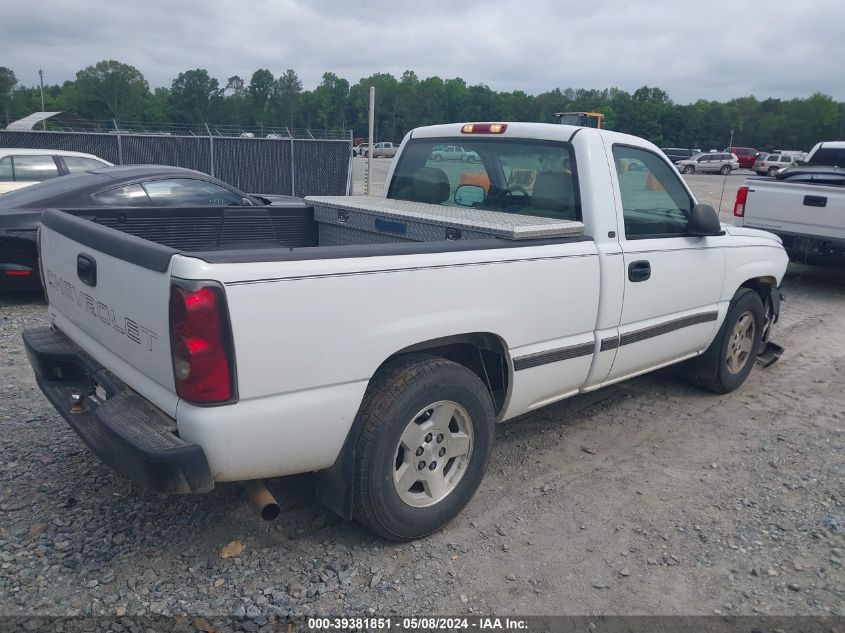 2004 Chevrolet Silverado 1500 Work Truck VIN: 1GCEC14X24Z285991 Lot: 39381851