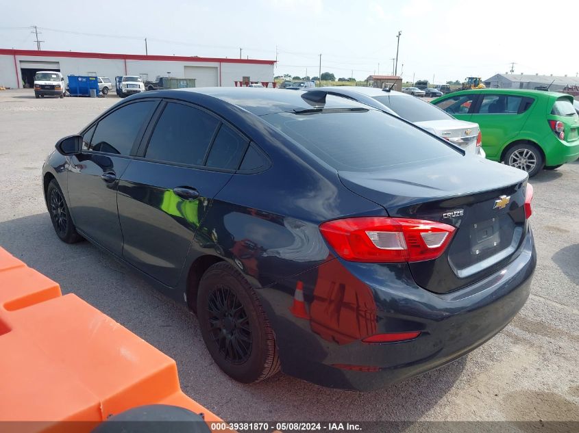 2016 Chevrolet Cruze Ls Auto VIN: 1G1BC5SM3G7314443 Lot: 39381870