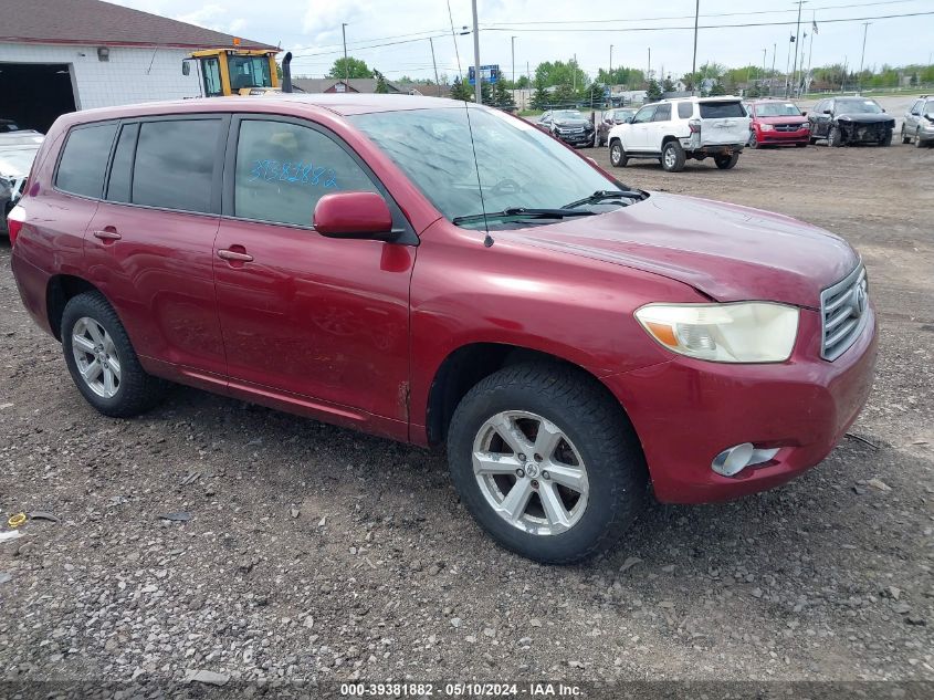 2008 Toyota Highlander VIN: JTEES41A082090390 Lot: 39381882