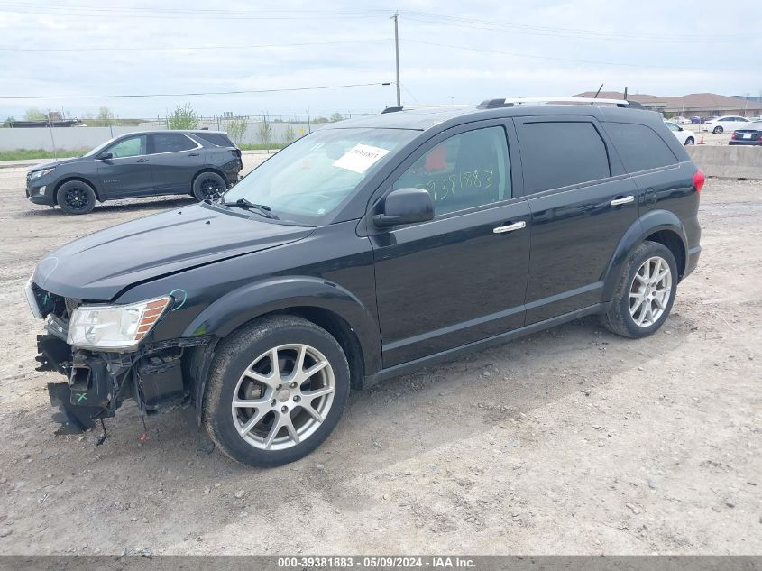 2013 Dodge Journey Crew VIN: 3C4PDCDG3DT537417 Lot: 39381883