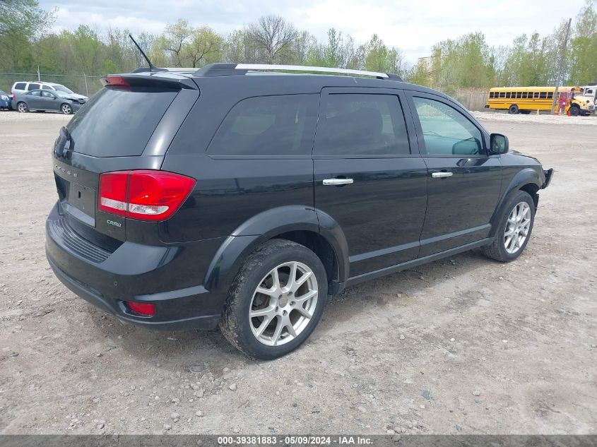 2013 Dodge Journey Crew VIN: 3C4PDCDG3DT537417 Lot: 39381883