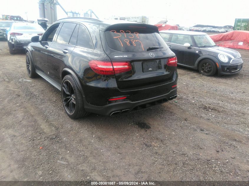 2019 Mercedes-Benz Amg Glc 63 4Matic VIN: WDC0G8JB7KF500435 Lot: 39381887