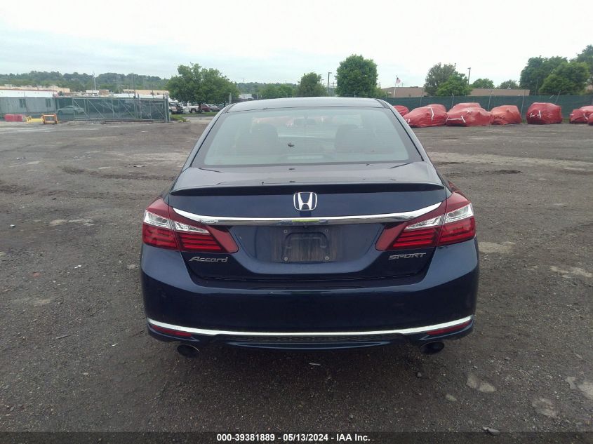 2017 Honda Accord Sport VIN: 1HGCR2F52HA233208 Lot: 39381889