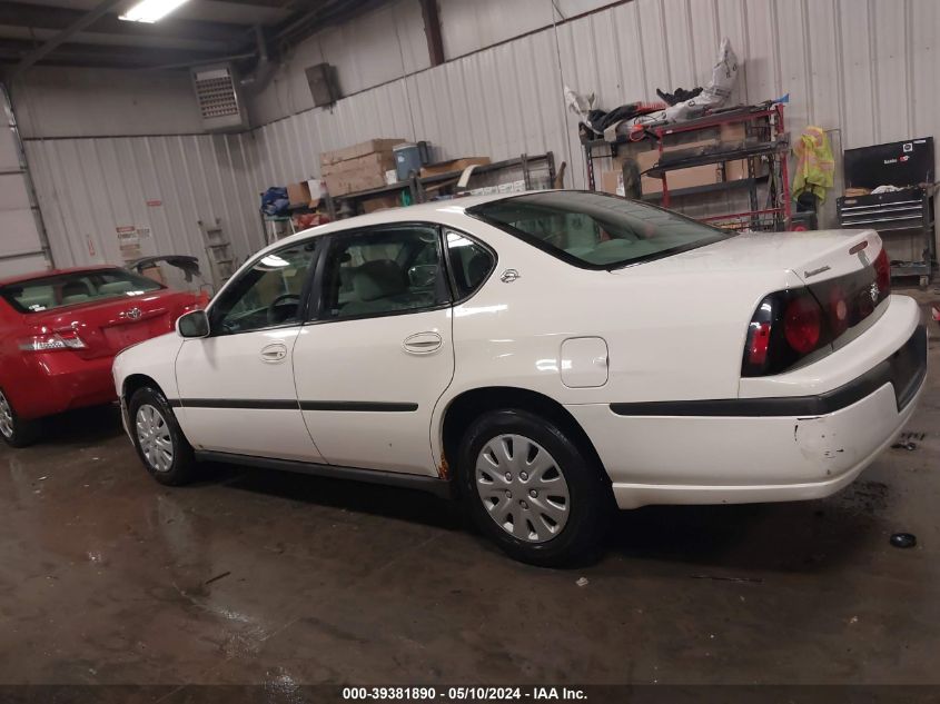 2005 Chevrolet Impala VIN: 2G1WF52E259217490 Lot: 39381890