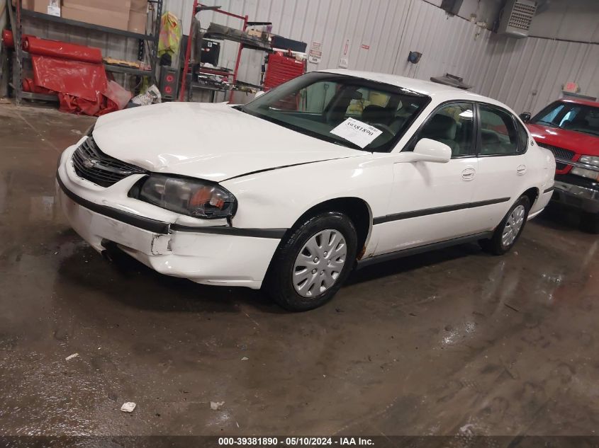 2005 Chevrolet Impala VIN: 2G1WF52E259217490 Lot: 39381890