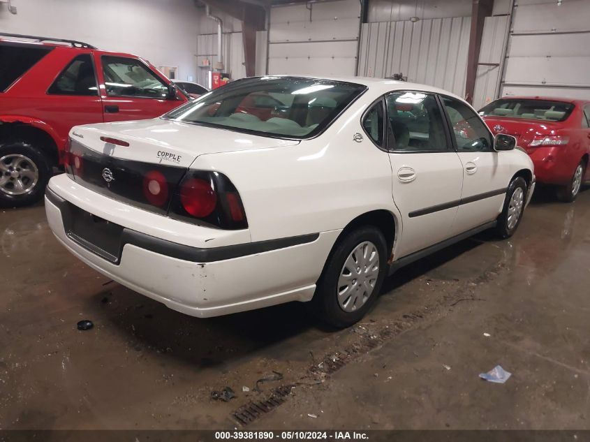 2005 Chevrolet Impala VIN: 2G1WF52E259217490 Lot: 39381890