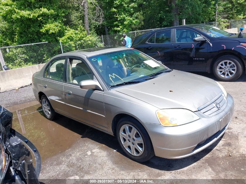 2003 Honda Civic Ex VIN: 2HGES26823H513650 Lot: 39381907