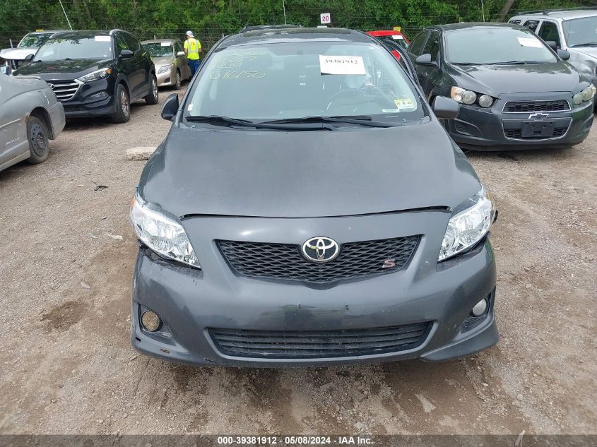 2009 Toyota Corolla S VIN: 1NXBU40EX9Z076150 Lot: 39381912