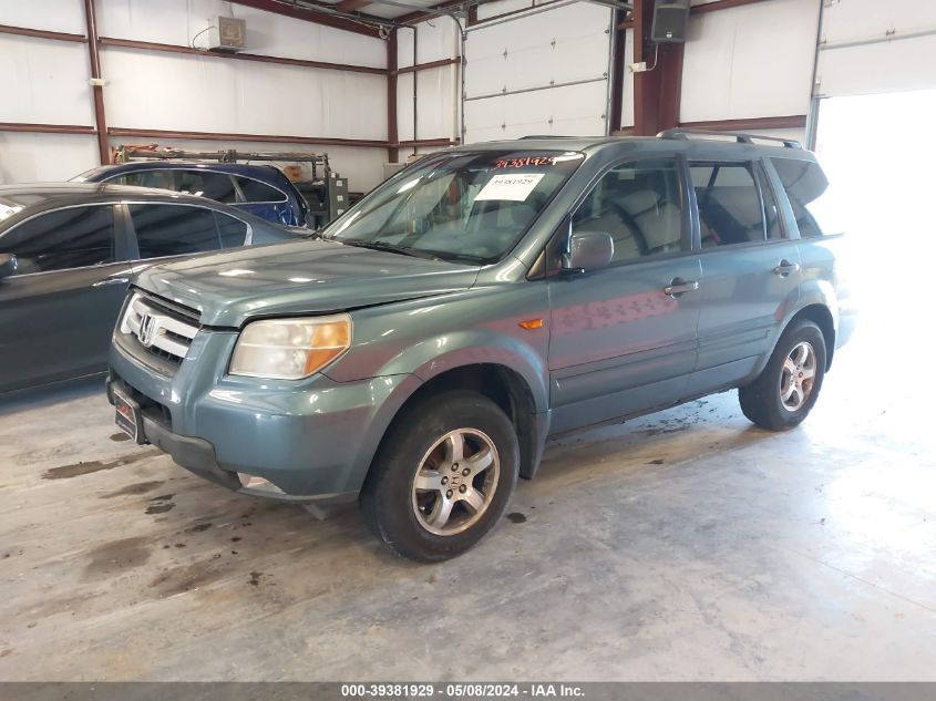 2008 Honda Pilot Ex-L VIN: 5FNYF18668B012456 Lot: 39381929