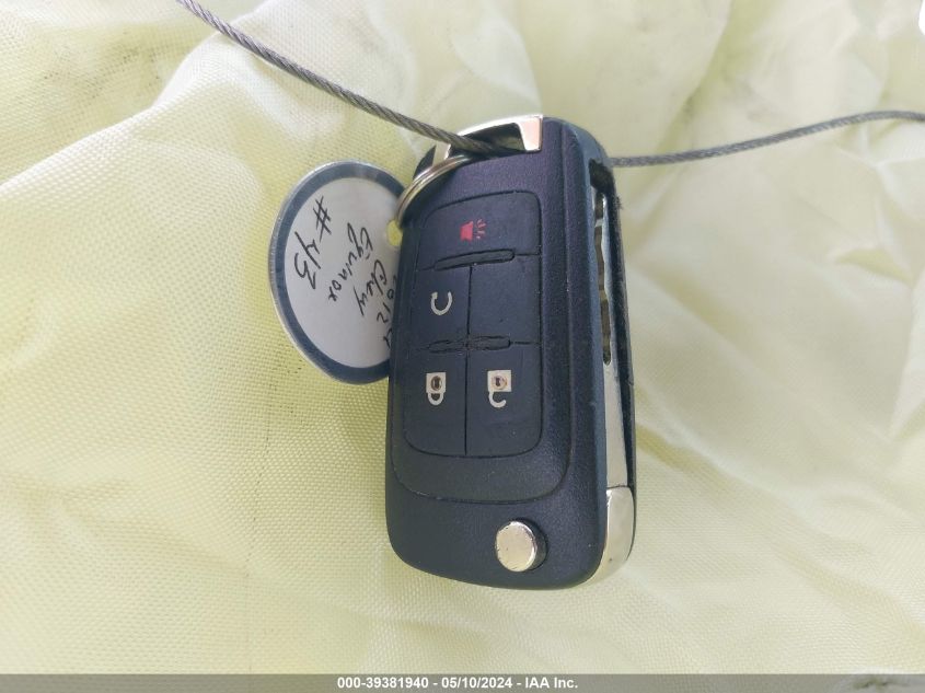 2012 Chevrolet Equinox 1Lt VIN: 2GNFLDE59C6178909 Lot: 39381940