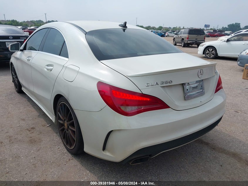2016 Mercedes-Benz Cla 250 4Matic VIN: WDDSJ4GB6GN319829 Lot: 39381946
