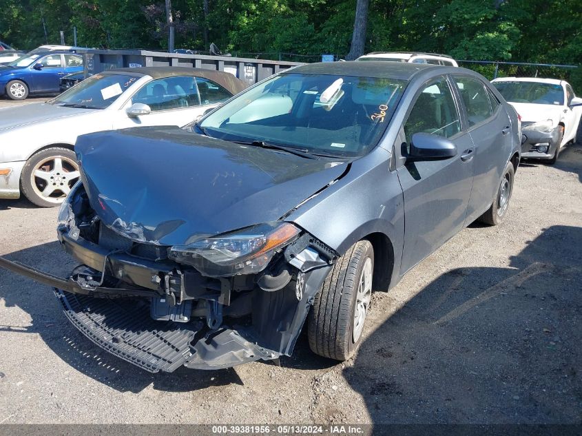 2018 Toyota Corolla Le VIN: 2T1BURHE0JC991774 Lot: 39381956