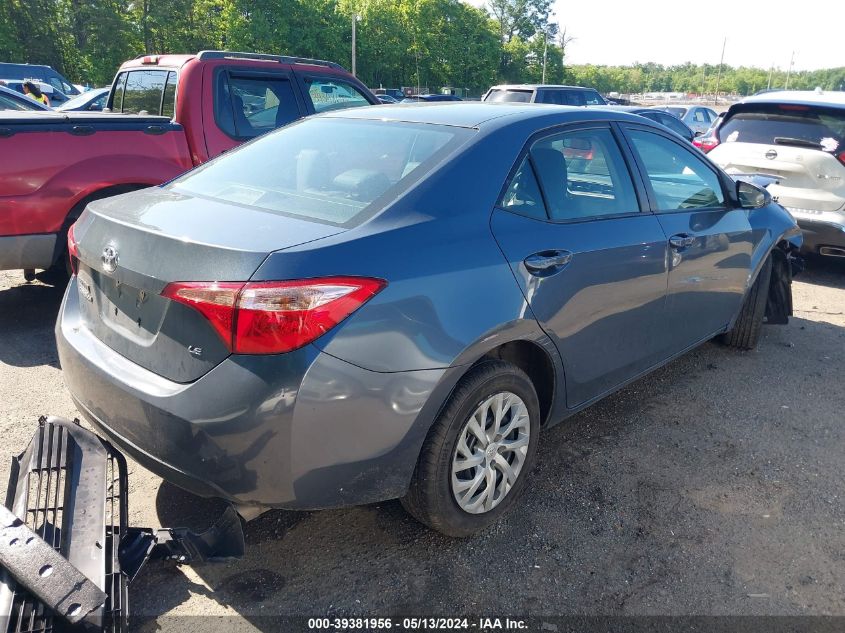 2018 Toyota Corolla Le VIN: 2T1BURHE0JC991774 Lot: 39381956