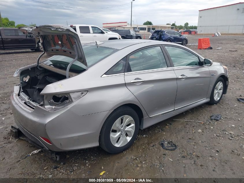 2013 Hyundai Sonata Hybrid VIN: KMHEC4A45DA093664 Lot: 39381959