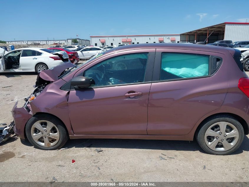 2021 Chevrolet Spark Fwd Ls Automatic VIN: KL8CB6SA9MC716313 Lot: 39381965