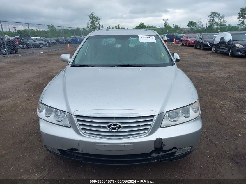 2007 Hyundai Azera Gls VIN: KMHFC46D97A226265 Lot: 39381971