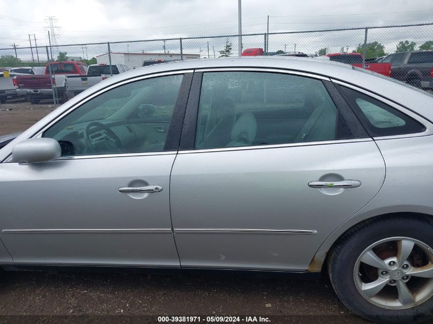 2007 Hyundai Azera Gls VIN: KMHFC46D97A226265 Lot: 39381971