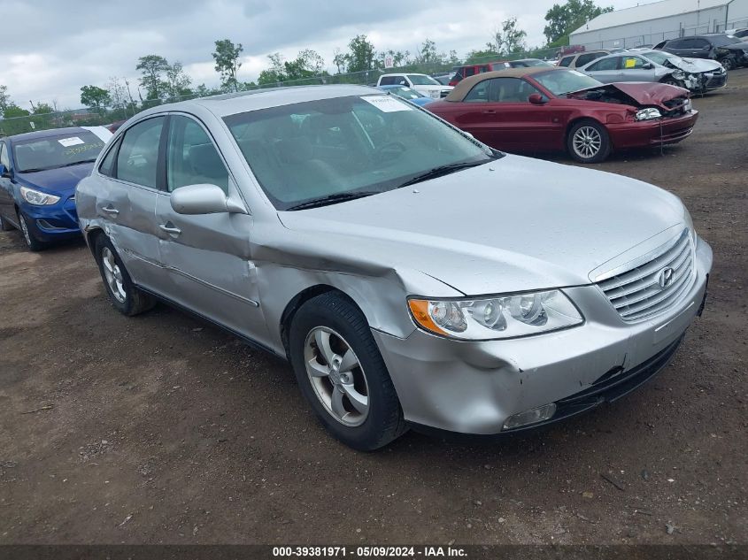 2007 Hyundai Azera Gls VIN: KMHFC46D97A226265 Lot: 39381971