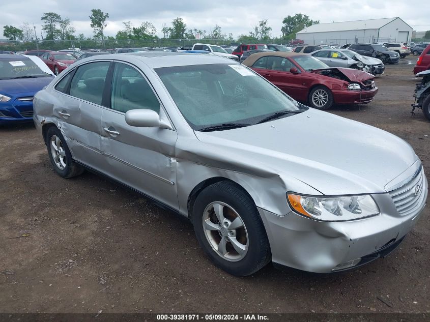 2007 Hyundai Azera Gls VIN: KMHFC46D97A226265 Lot: 39381971