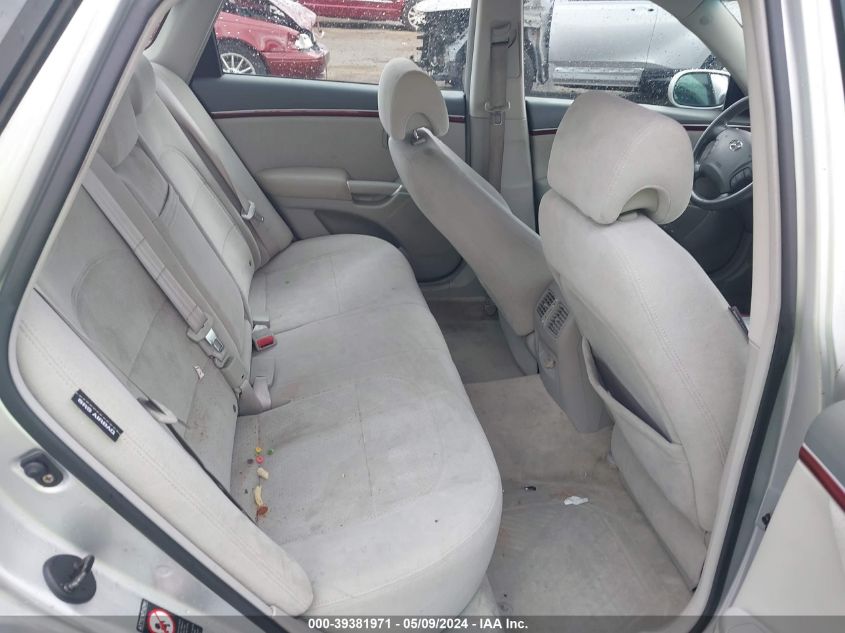 2007 Hyundai Azera Gls VIN: KMHFC46D97A226265 Lot: 39381971