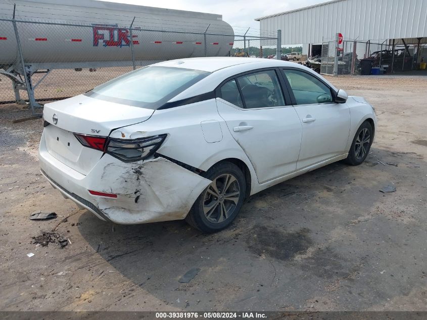 VIN 3N1AB8CV0PY242391 2023 NISSAN SENTRA SV XTRONIC CVT