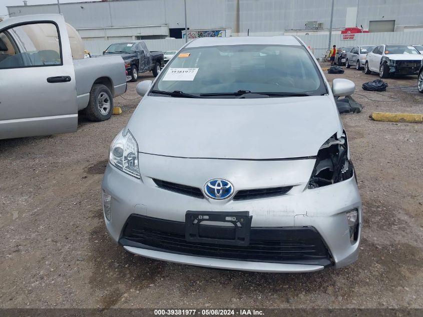 2013 Toyota Prius Three VIN: JTDKN3DU4D5546821 Lot: 39381977