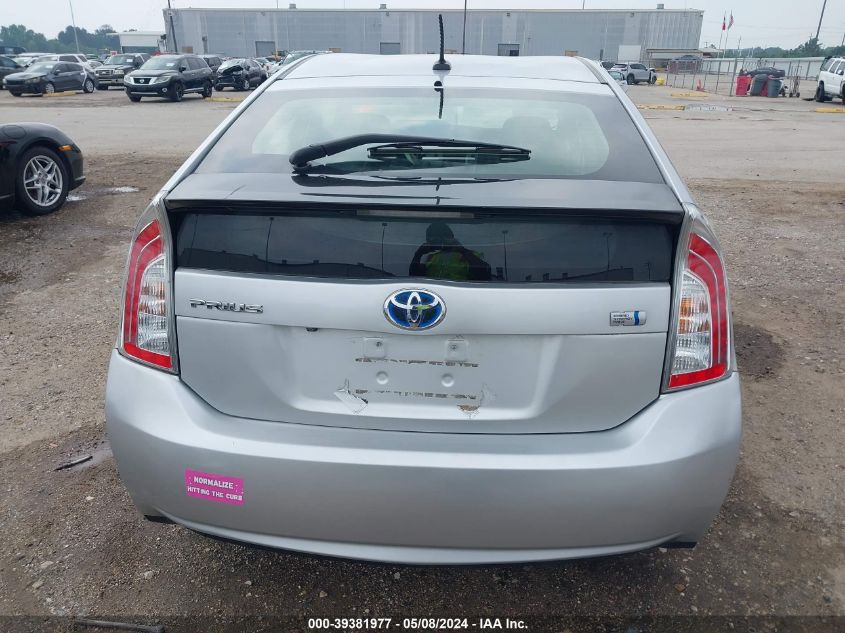 2013 Toyota Prius Three VIN: JTDKN3DU4D5546821 Lot: 39381977