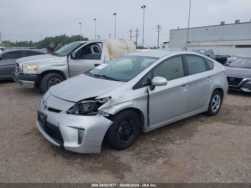 2013 Toyota Prius Three VIN: JTDKN3DU4D5546821 Lot: 39381977