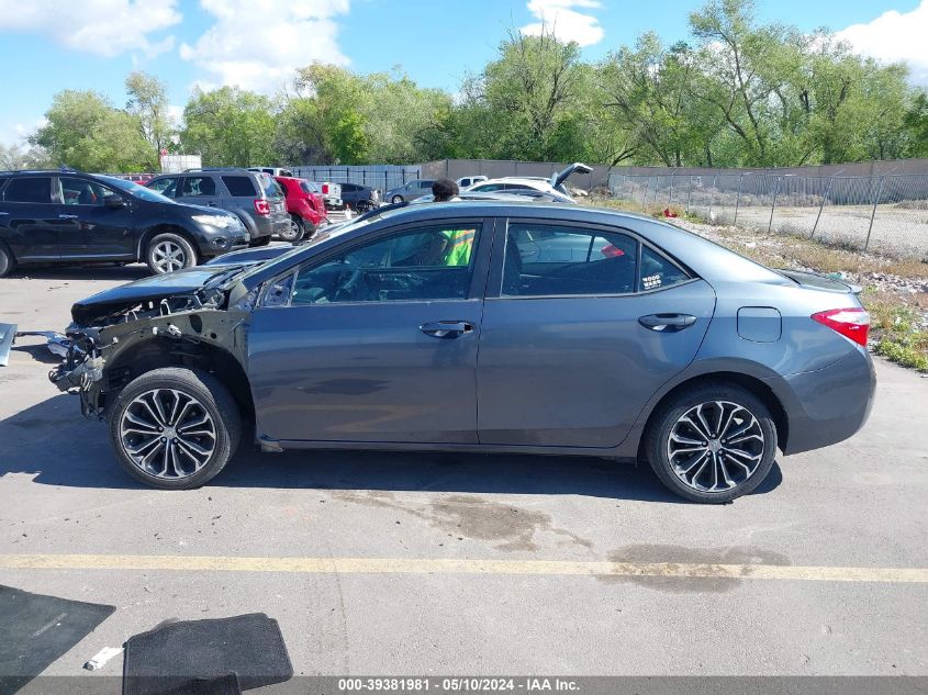 2015 Toyota Corolla S Plus VIN: 5YFBURHE8FP208384 Lot: 39381981