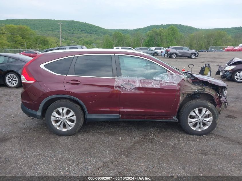 2014 Honda Cr-V Ex-L VIN: 5J6RM4H72EL078252 Lot: 39382007