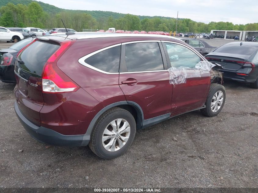 2014 Honda Cr-V Ex-L VIN: 5J6RM4H72EL078252 Lot: 39382007