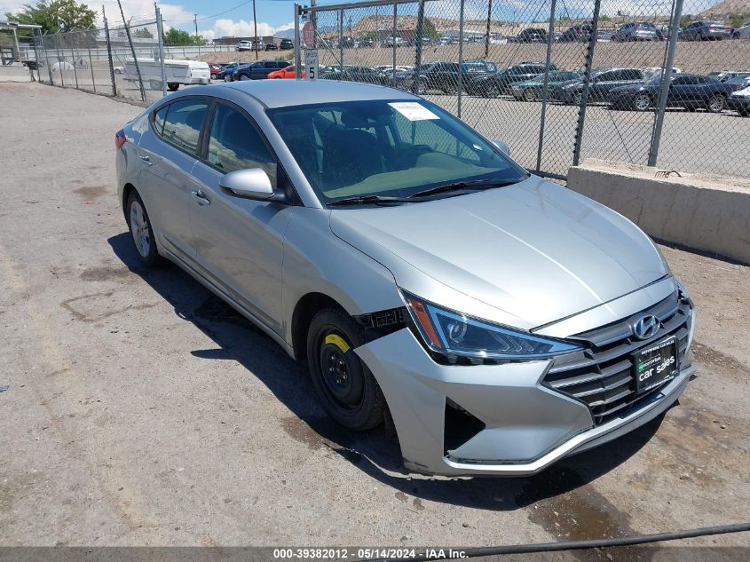 2020 Hyundai Elantra Sel VIN: 5NPD84LF1LH576737 Lot: 39382012