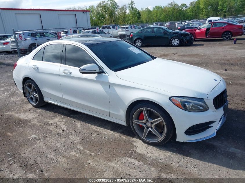 2016 Mercedes-Benz C 300 4Matic/Luxury 4Matic/Sport 4Matic VIN: 55SWF4KB0GU175146 Lot: 39382023