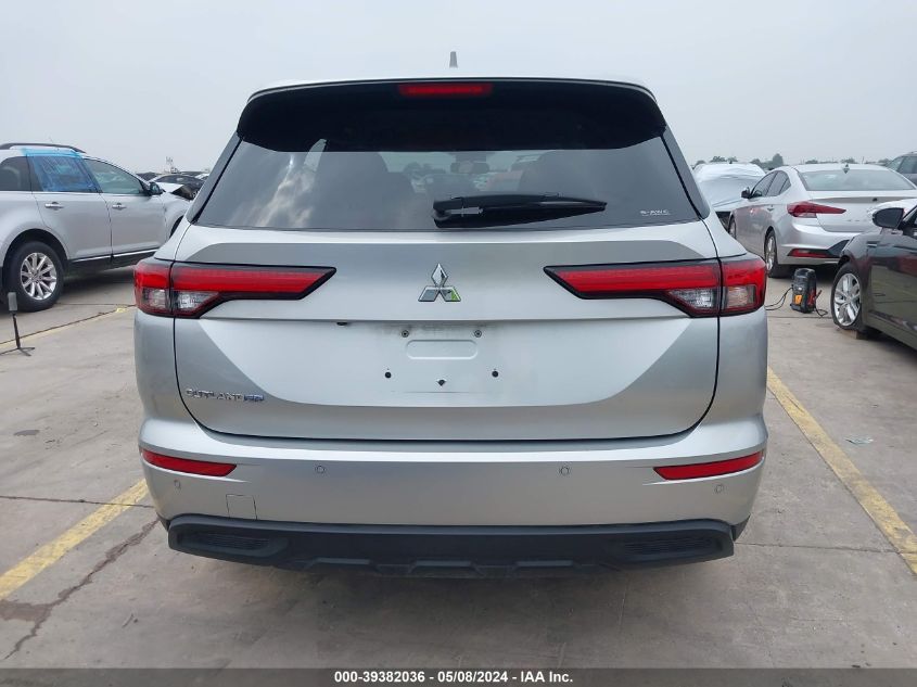 2022 Mitsubishi Outlander Es 2.5 S-Awc VIN: JA4J4TA85NZ064191 Lot: 39382036