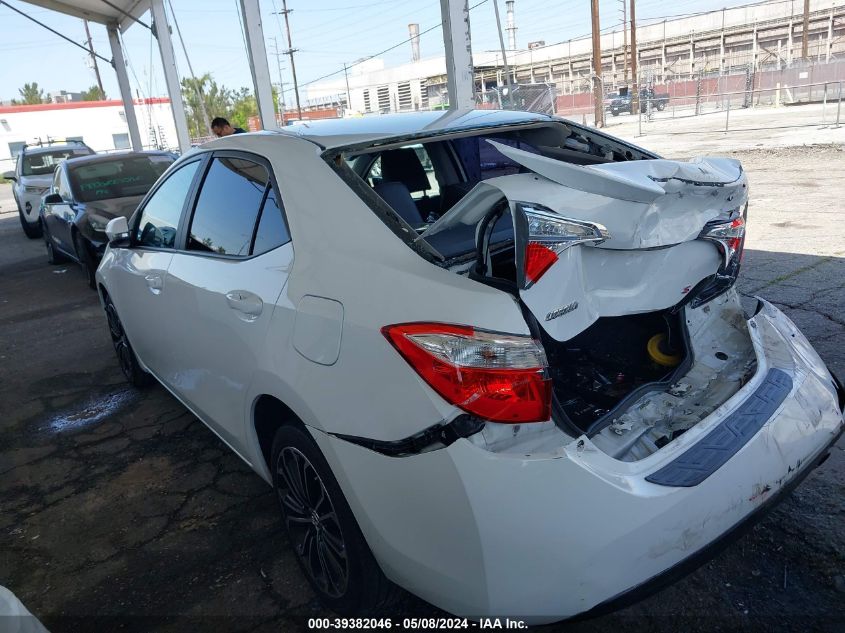 2014 Toyota Corolla S Plus VIN: 5YFBURHE7EP132316 Lot: 39382046