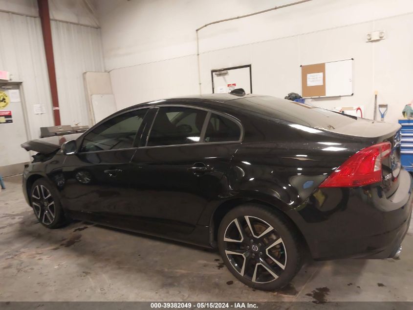 2017 Volvo S60 T5 Dynamic VIN: YV126MFL7H2425385 Lot: 39382049