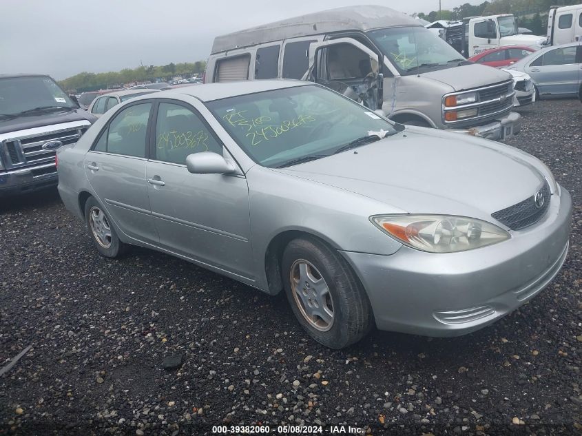 2002 Toyota Camry Le V6 VIN: 4T1BF32K52U541124 Lot: 39382060