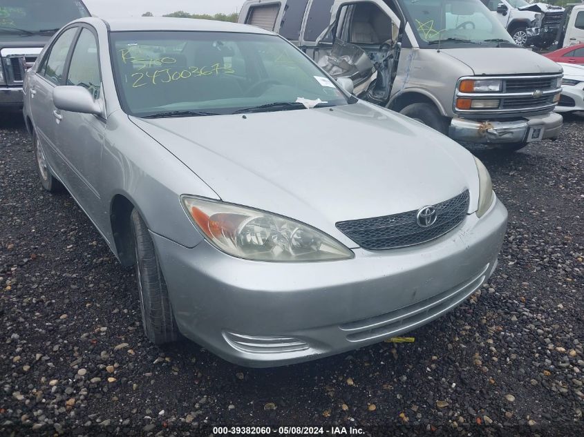 2002 Toyota Camry Le V6 VIN: 4T1BF32K52U541124 Lot: 39382060